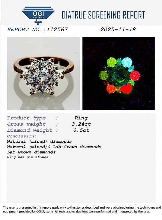 DiaTrue CS2 PRO gemological laboratory verification and report creation