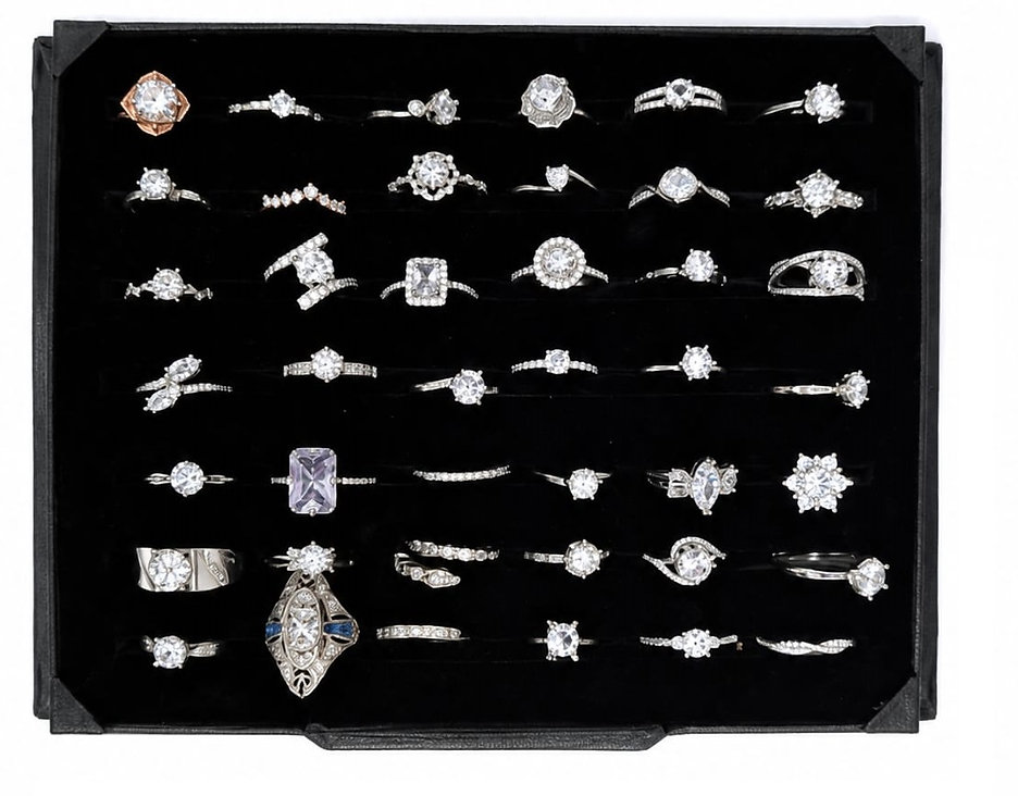 DiaTrue CXL3 dedicated ring tray accessory for mounted jewelry screening